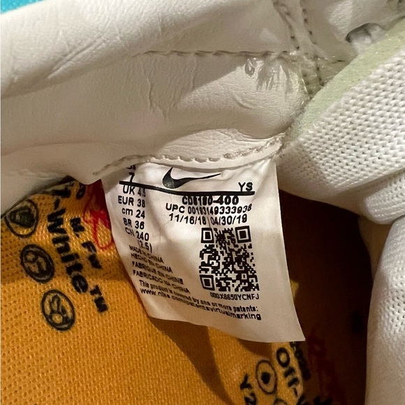 Nike X Off White sneakers-waffle racer SP Vivid Sky size 7 - Picture 8 of 10